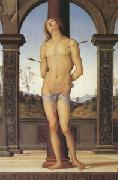 Pietro vannucci called IL perugino st Sebastian (mk05) oil painting reproduction